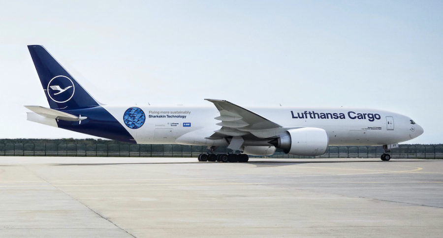 Lufthansa Cargo Versieht Ihre Flotte Mit Haifischhaut Oberflache Aerobuzz De