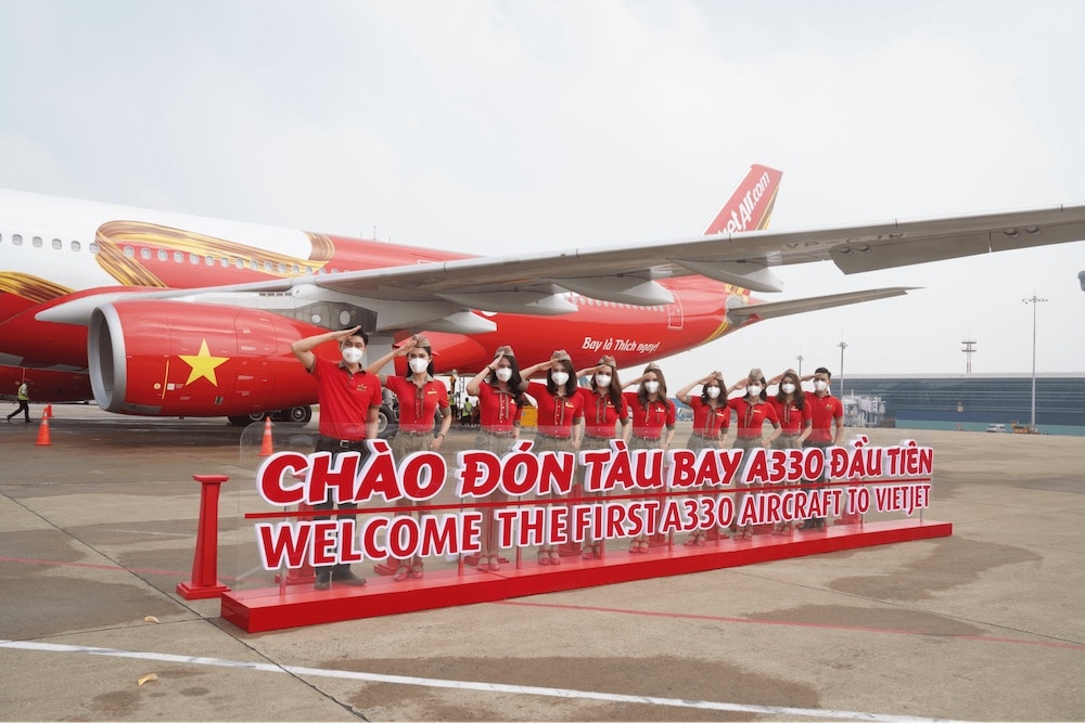 Vietjet Air hat einen ersten Airbus A330 übernommen - Aerobuzz.de