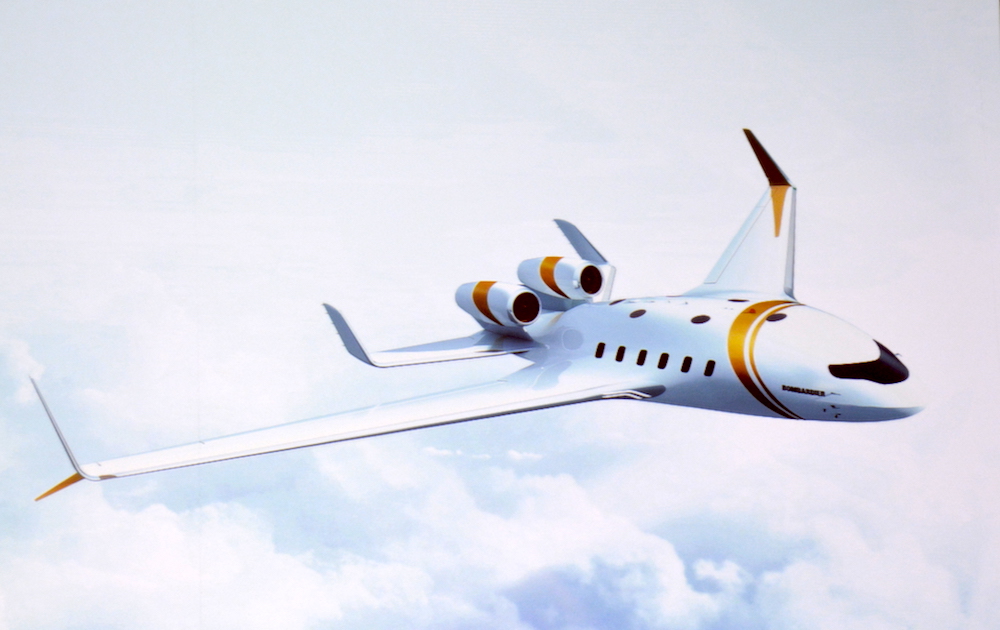 Bombardier forscht an einem Blended Wing Body Business Jet Aerobuzz.de