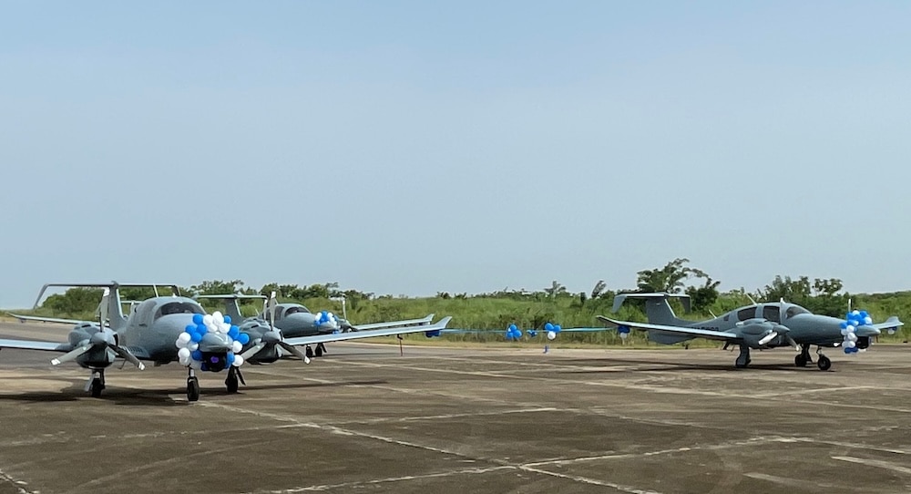 Die Nigerian Air Force hat vier DA62 MPP übernommen - Aerobuzz.de