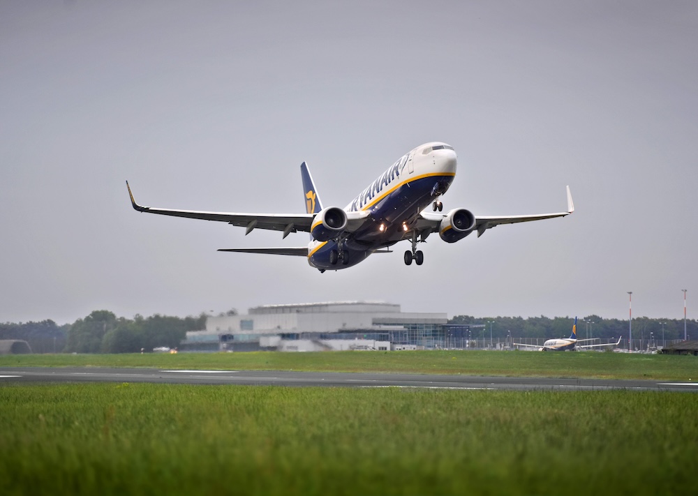 Fluggastaufkommen am Airport Weeze ist höher als vor der Pandemie